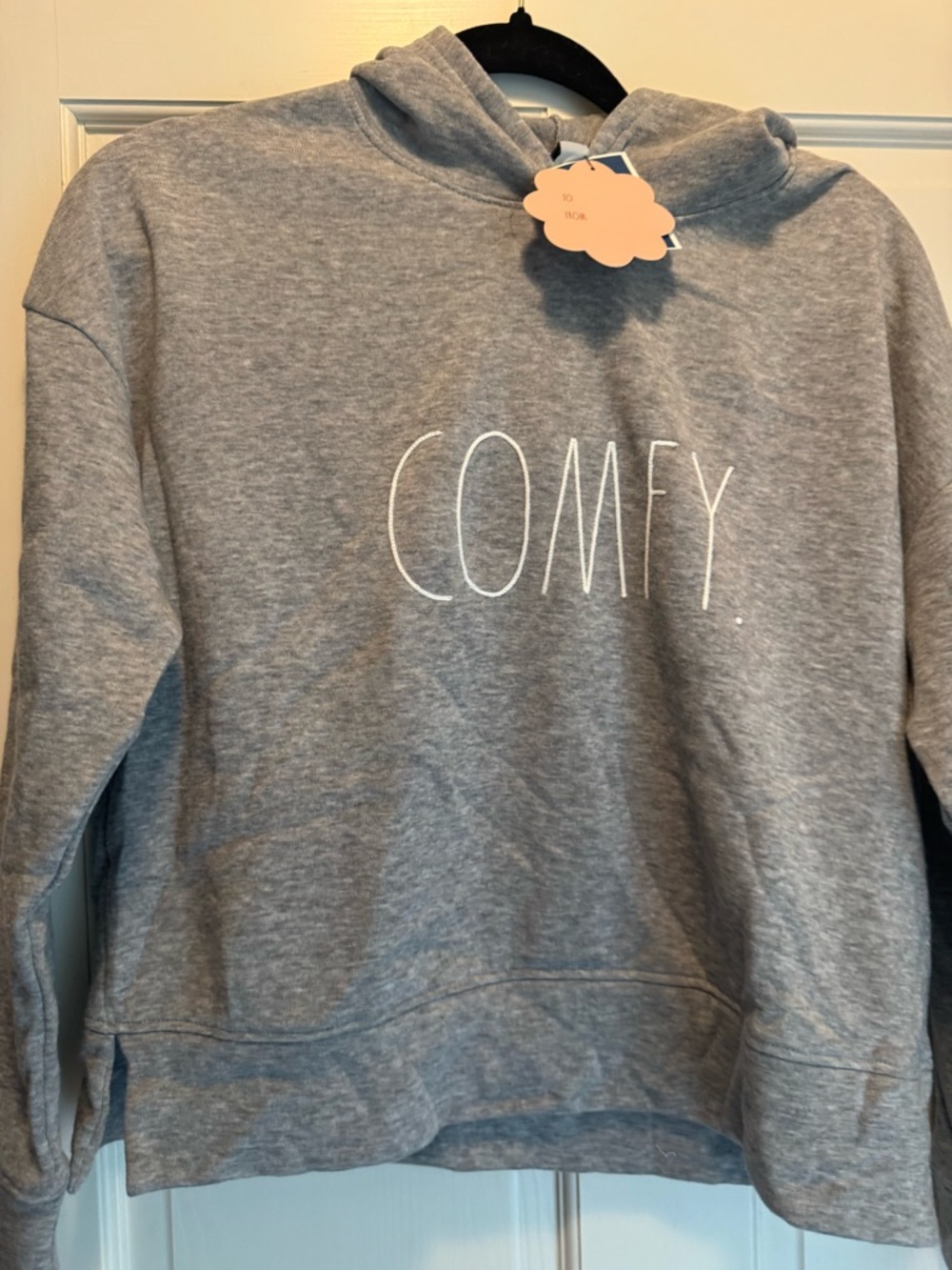 Comfy Gray Women's Hoodie Sweater - Picture 2 of 3
